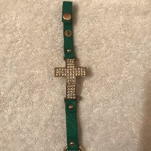 Natasha Couture Jewelry - Bling Cross Bracelet Natasha Couture Jewelry - Bling Cross Bracelet